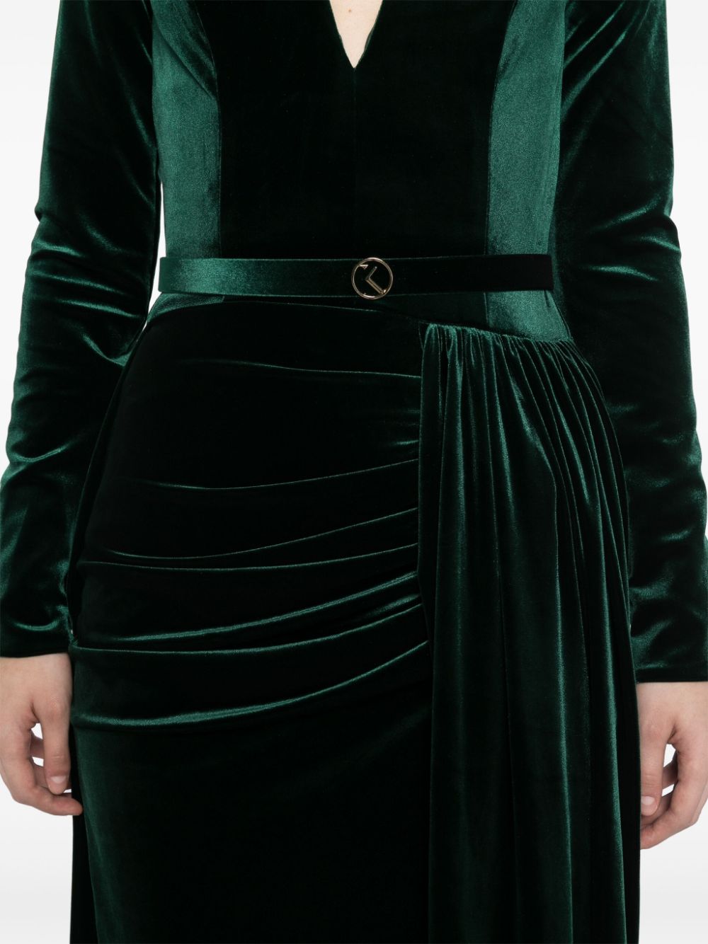 Velvet Long Dress – Saiid Kobeisy Online