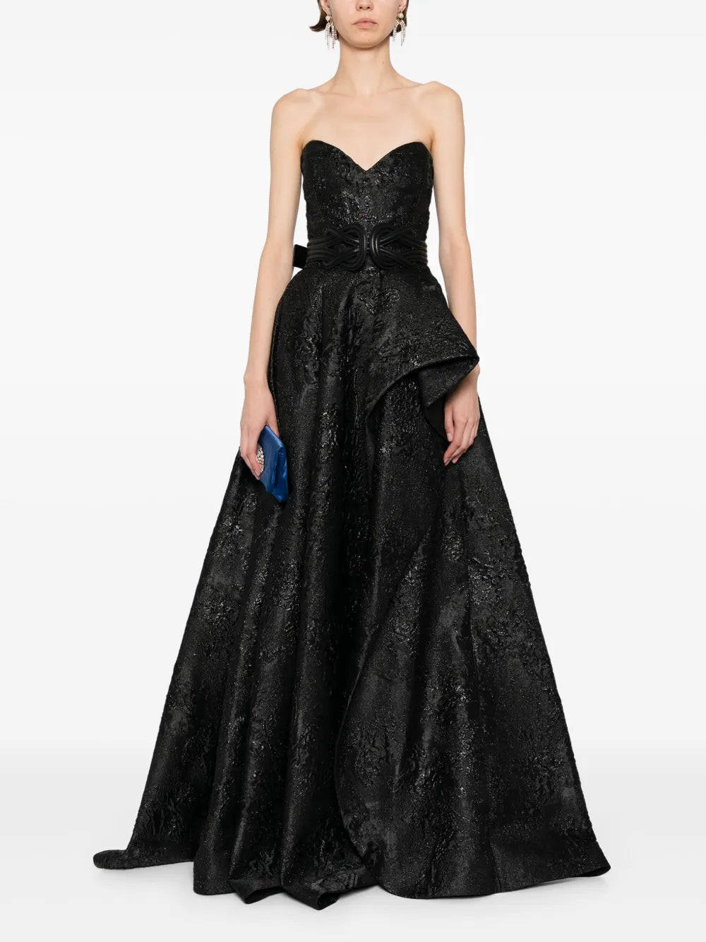 Brocade long dress – Saiid Kobeisy Online