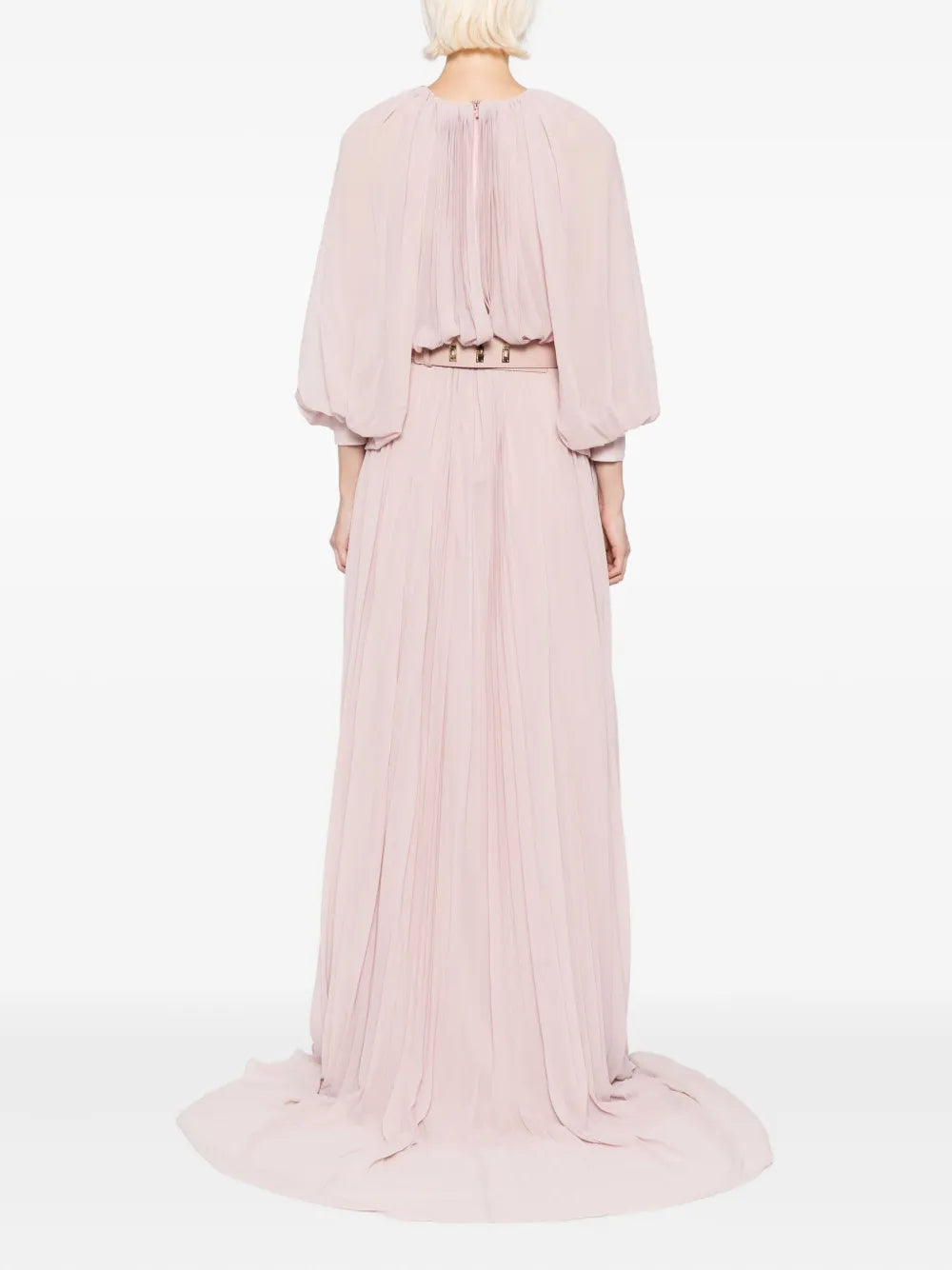 Pleated Long Dress – Saiid Kobeisy Online
