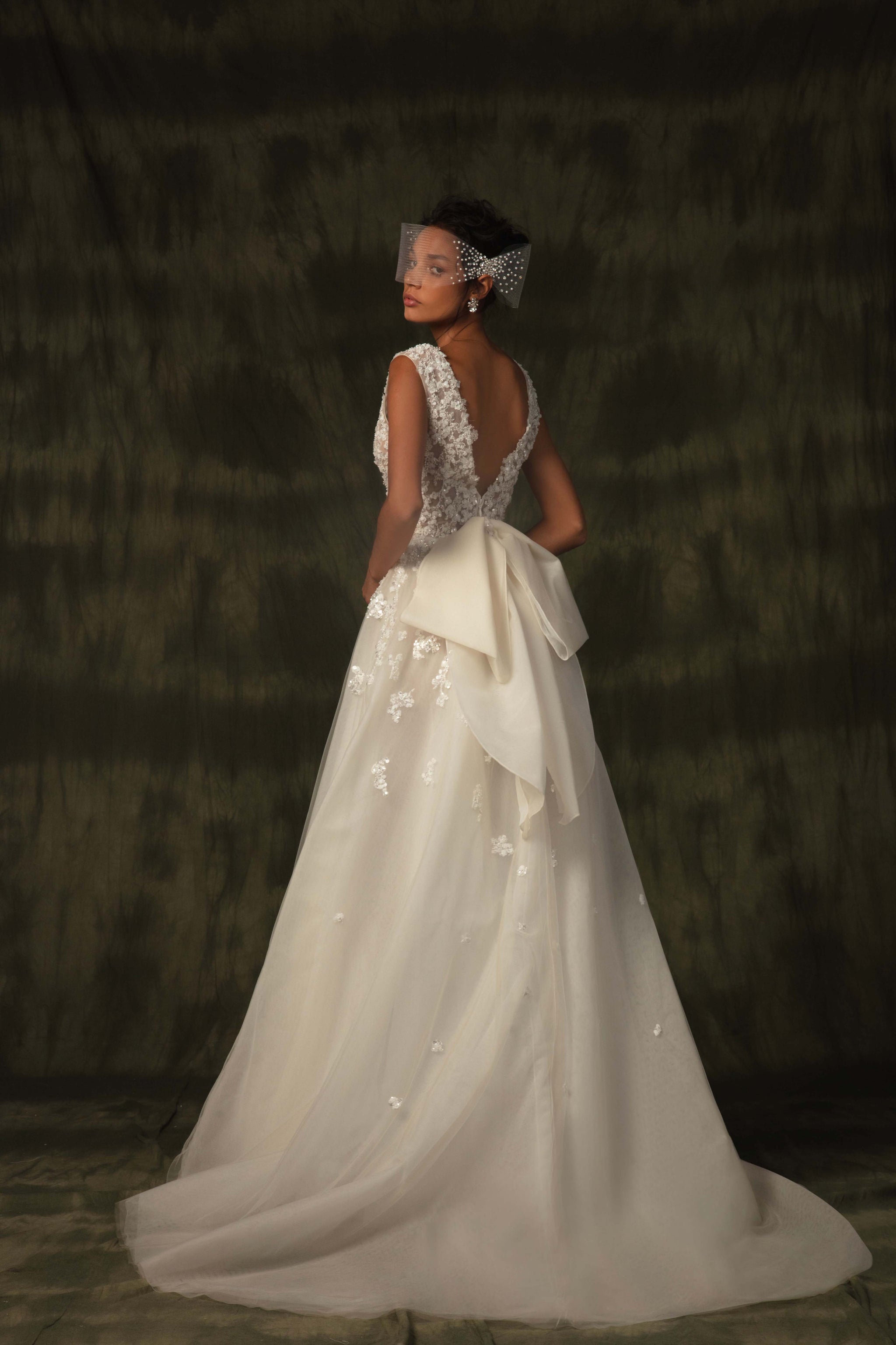 ブラック片肩フリルロングドレス　SAIID KOBEISY サイードコベイシー BRFW24-07_2048x.jpg?v=1697545501