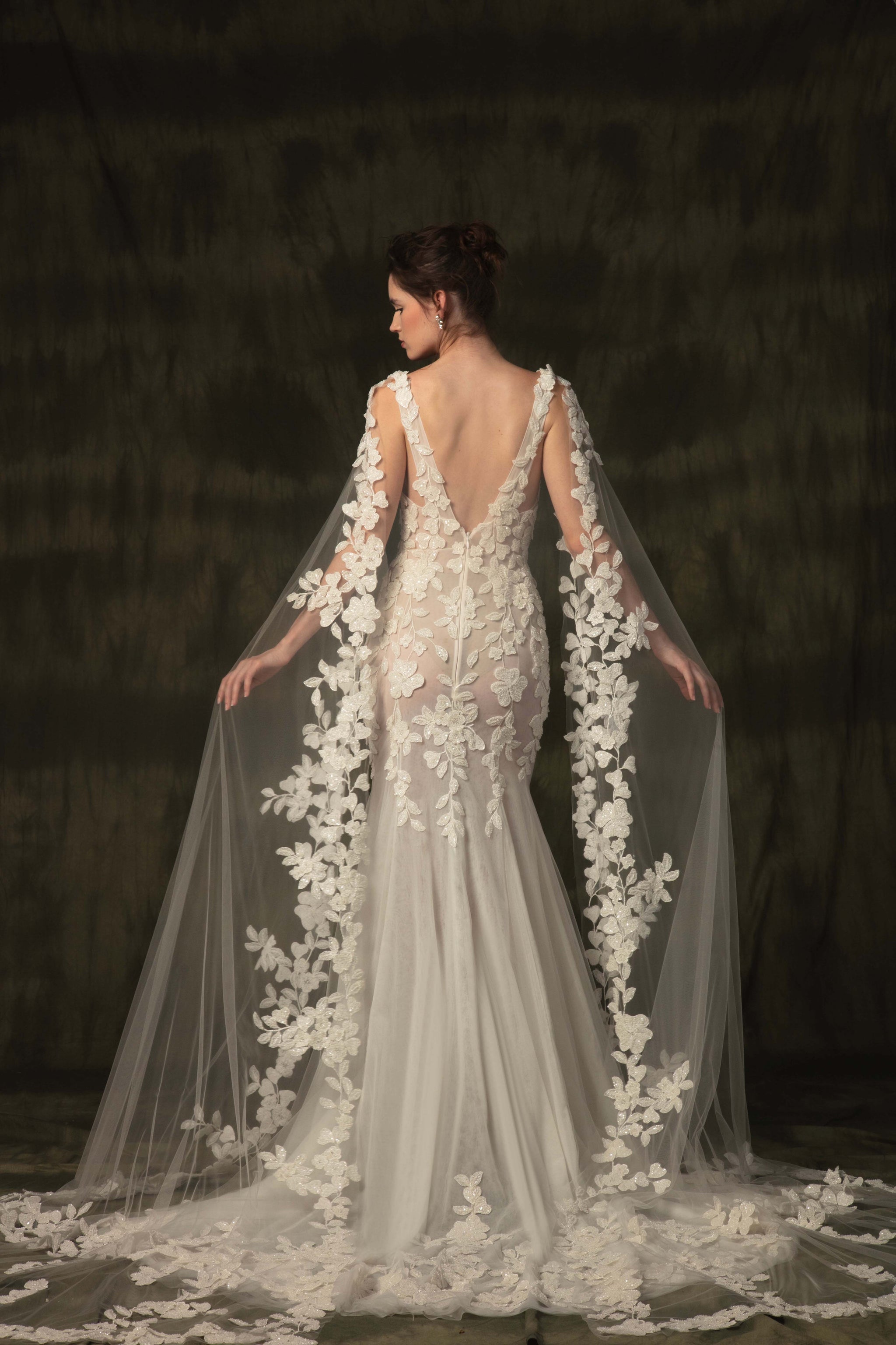 オールインワン・サロペット Saiid Kobeisy Crepe Mermaid Dress With Beading And Tulle BRFW24-19B_2048x.jpg?v=1697614349