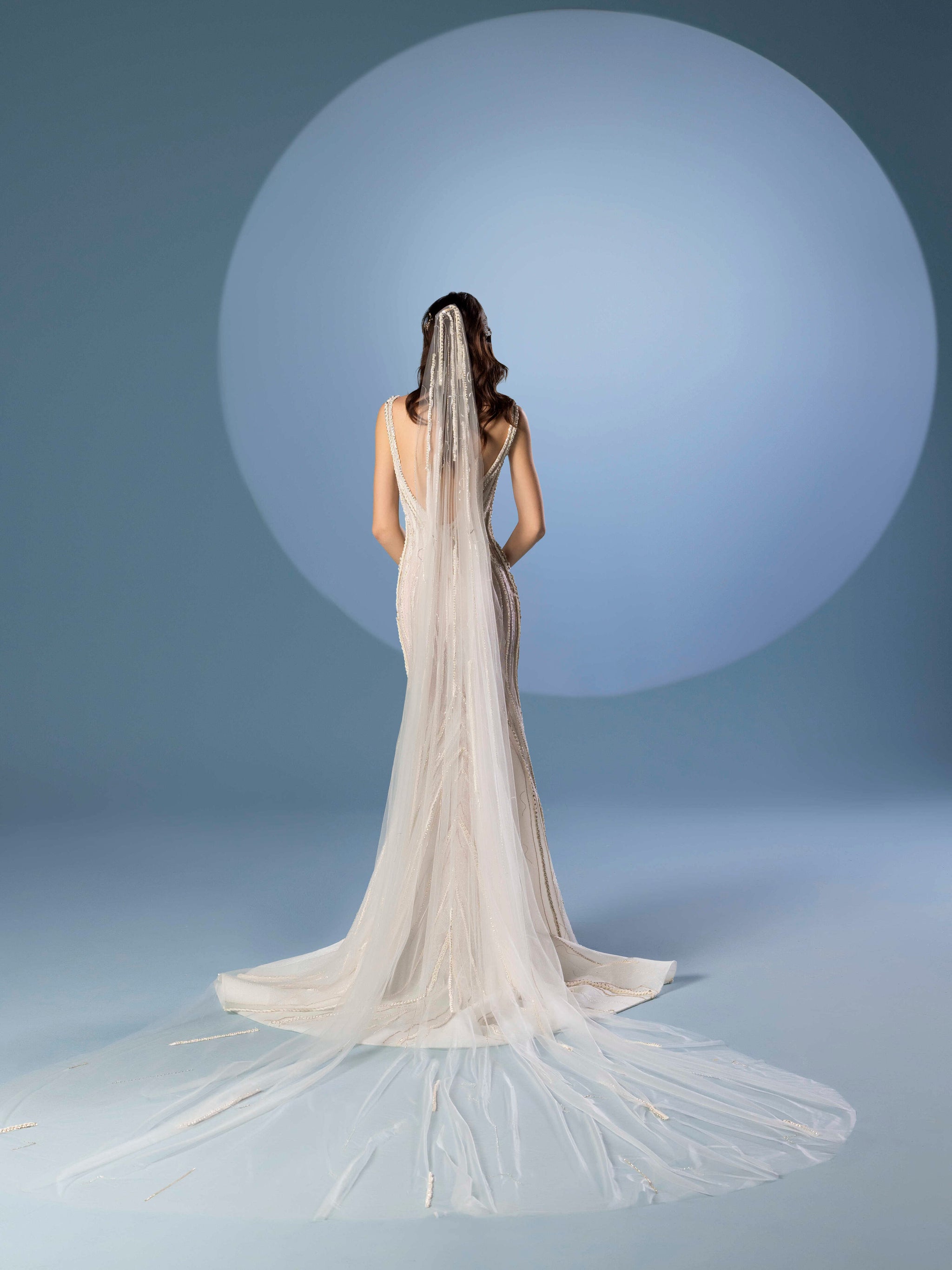 オールインワン・サロペット Saiid Kobeisy Crepe Mermaid Dress With Beading And Tulle Tulle beaded mermaid dress with a sweet heart bust – Saiid
