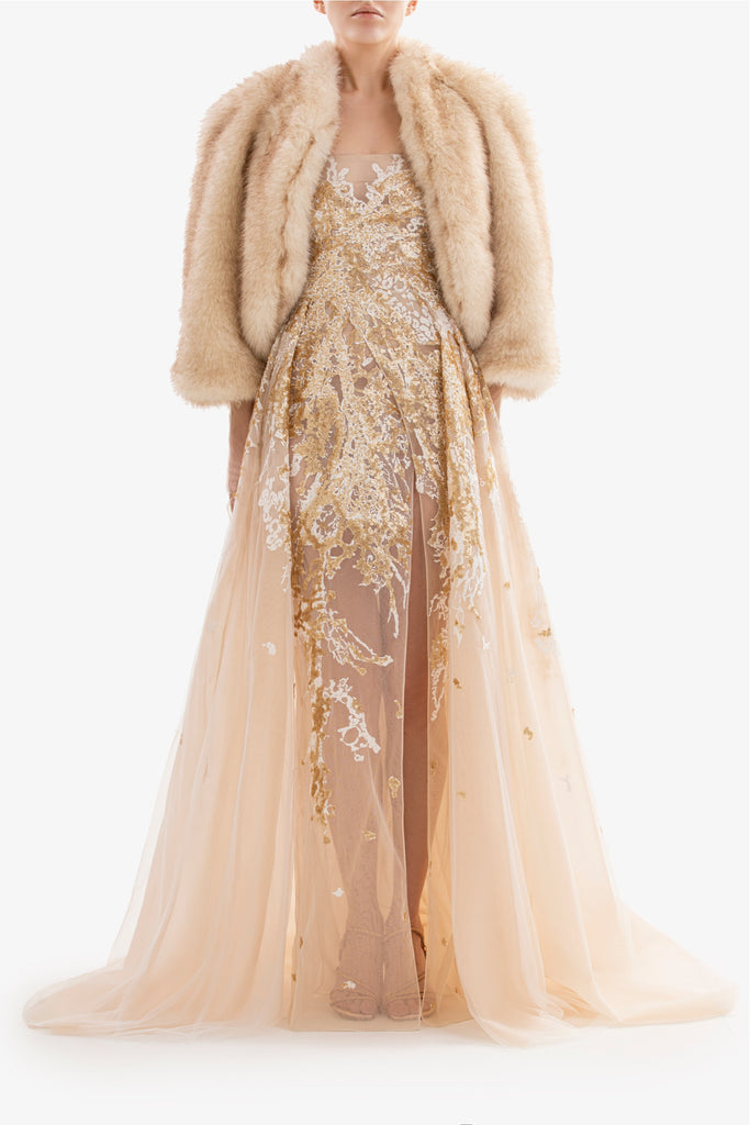 Embroidered Dress Saiid Kobeisy Online Embroidered Dress Saiid Kobeisy Online