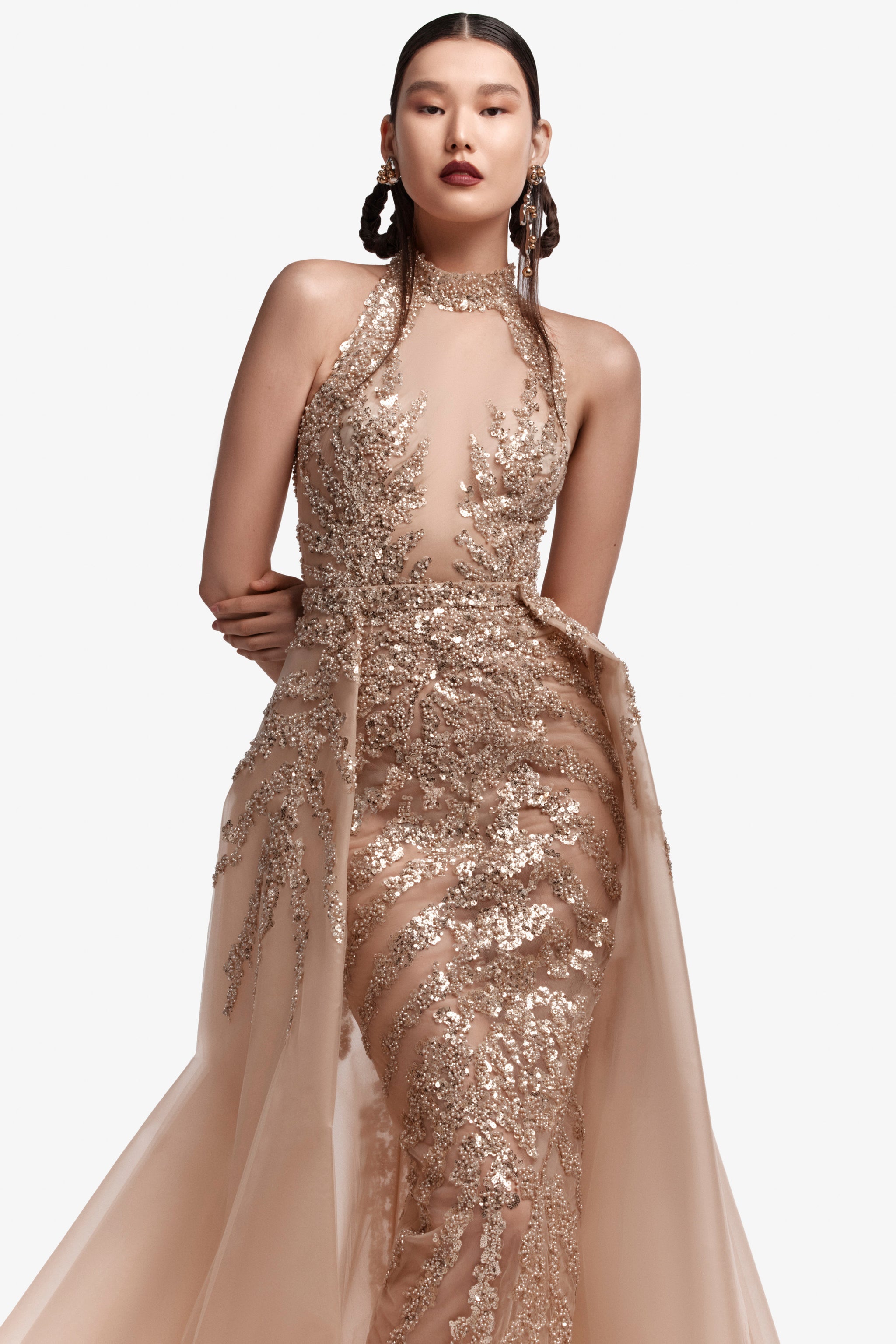 Beaded dress – Saiid Kobeisy Online