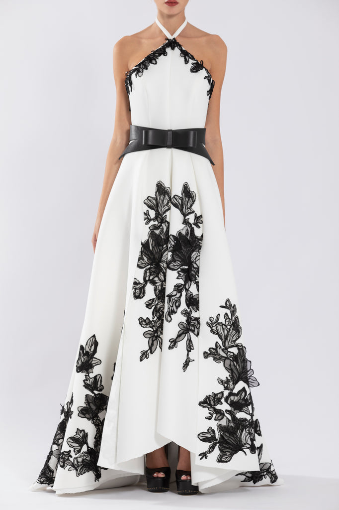 floral embroidered high low dress Ever-Pretty Stunning Spaghetti Straps High-low Tulle Prom Dresses