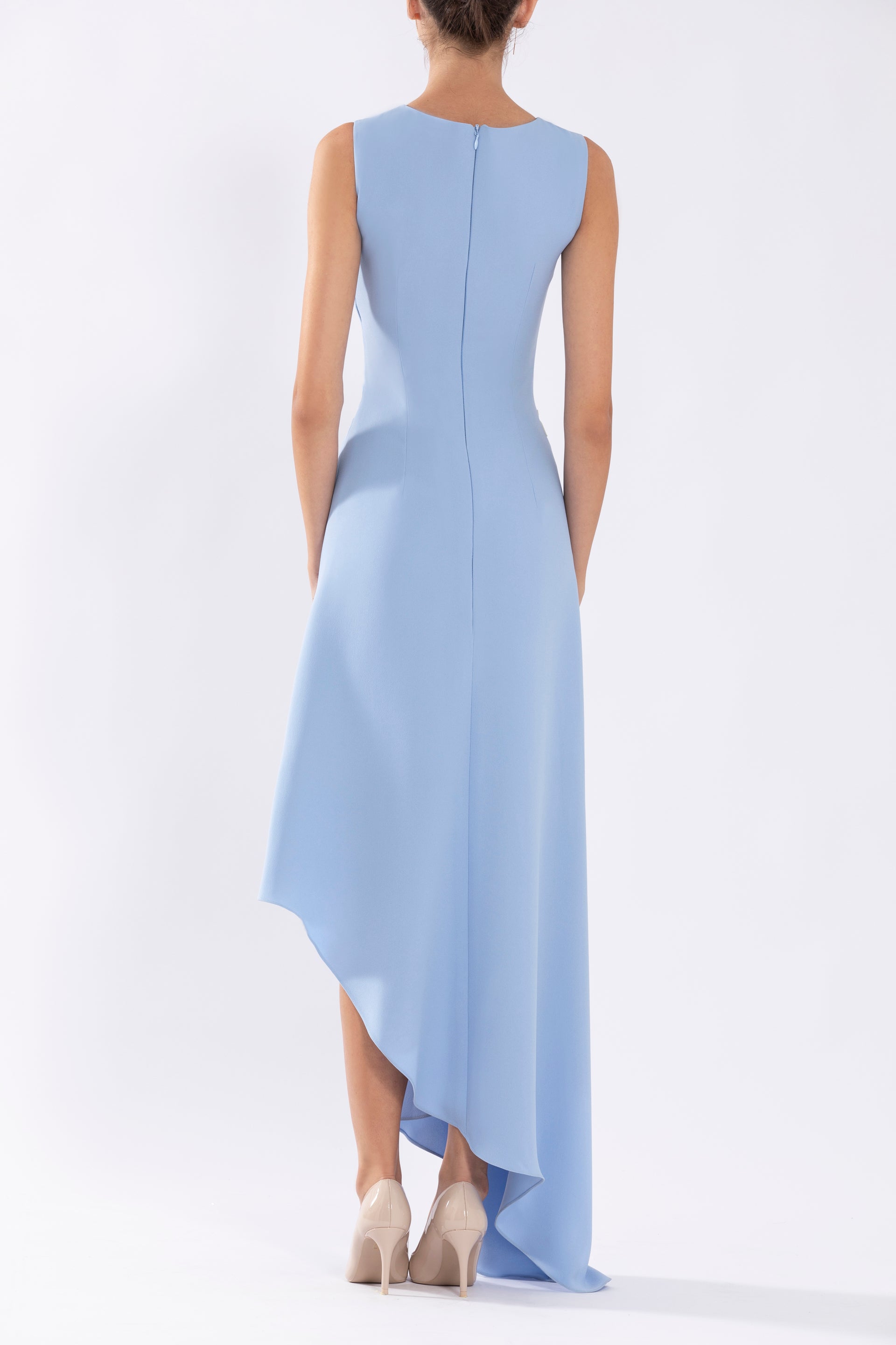 オールインワン・サロペット Saiid Kobeisy Crepe, High-Low Dress With Matching Embroidery Crepe, high-low dress with matching embroidery – Saiid