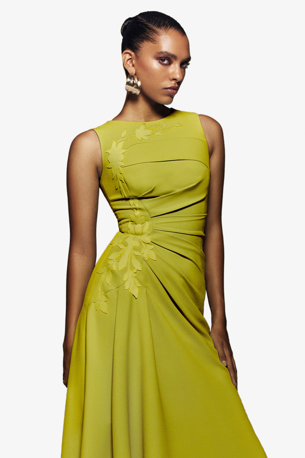 オールインワン・サロペット Saiid Kobeisy Crepe, High-Low Dress With Matching Embroidery Crepe, high-low dress with matching embroidery – Saiid