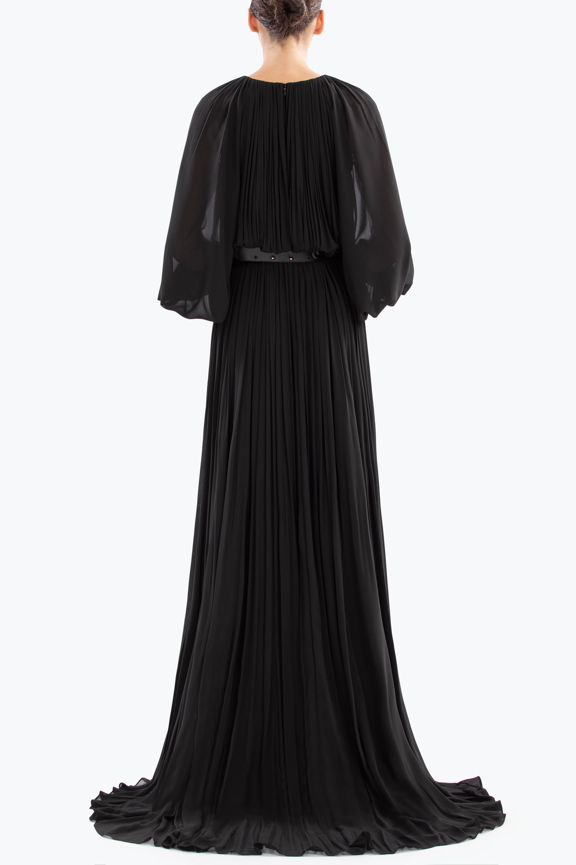 Pleated long dress – Saiid Kobeisy Online Pleated long dress – Saiid Kobeisy Online