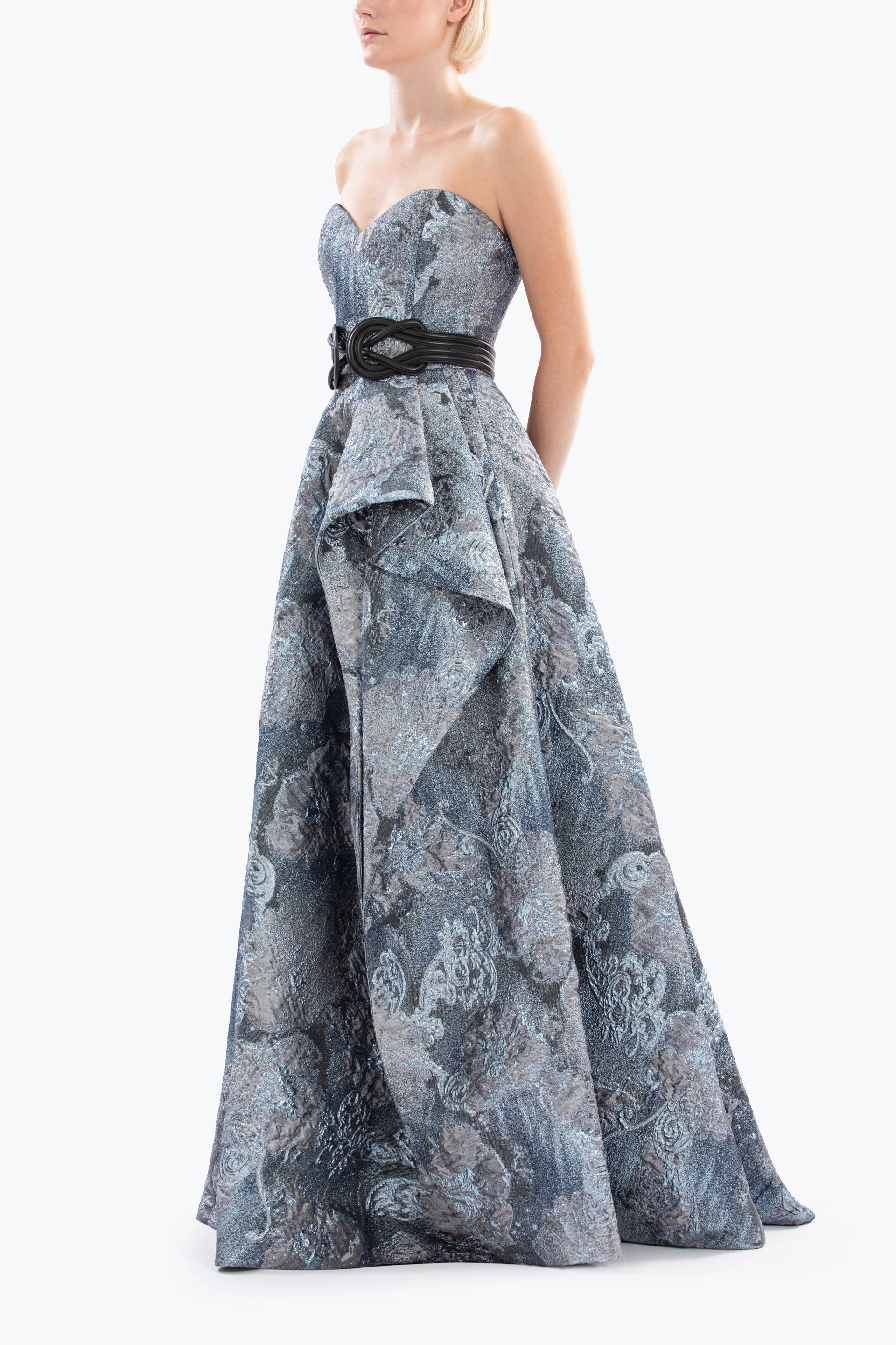 Brocade Long Dress – Saiid Kobeisy Online