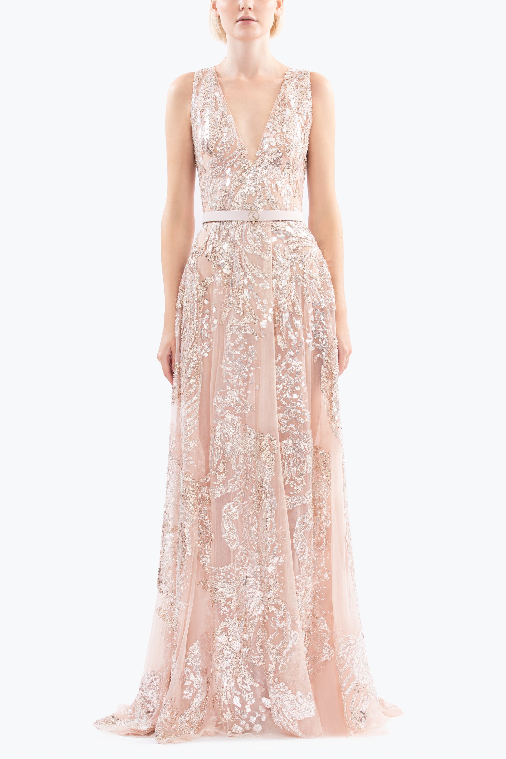 オールインワン・サロペット Saiid Kobeisy Printed Sequin Flared Dress RTWSS25-41F_2048x.jpg?v=1745401570