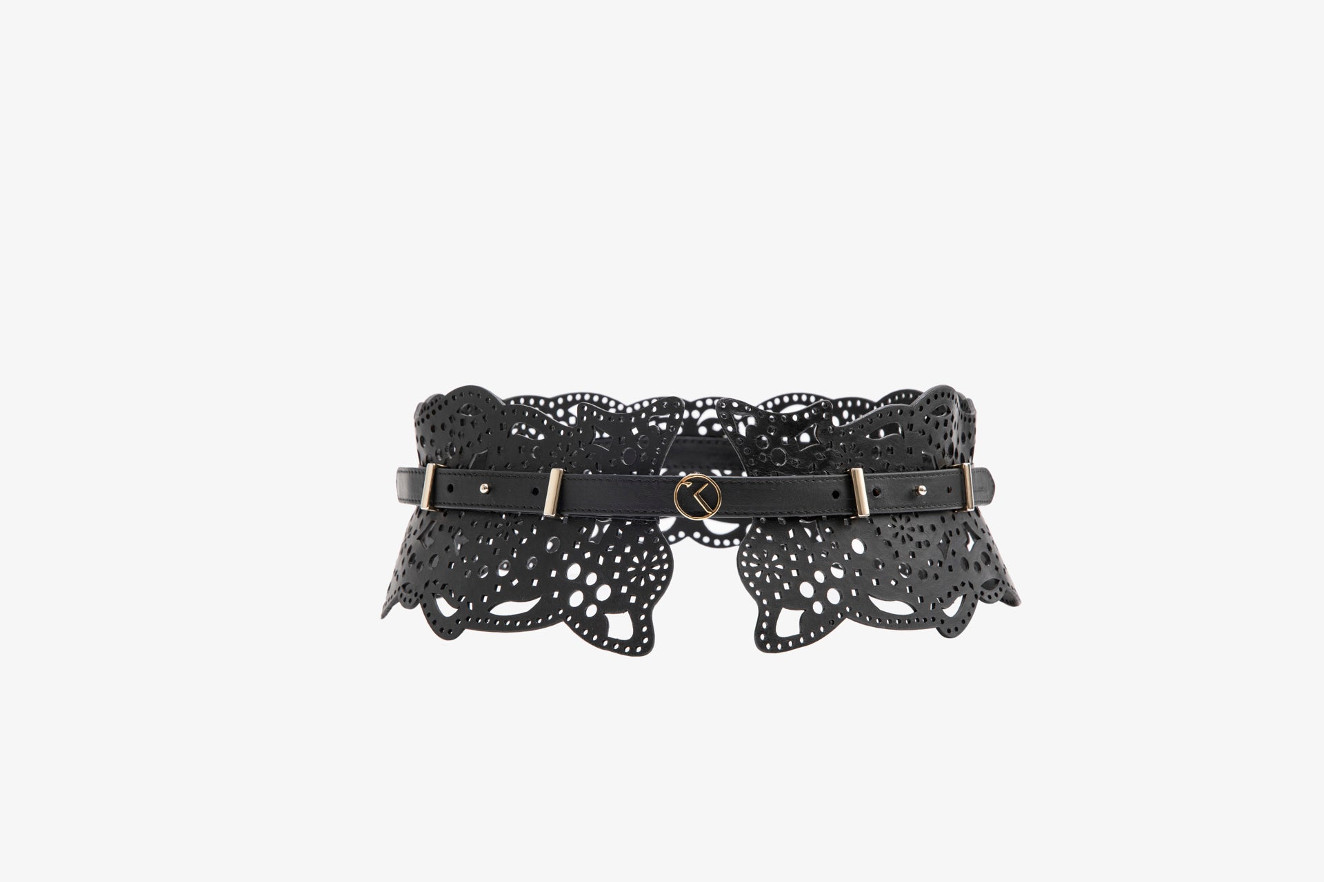 Saiid Kobeisy Perforated Leather Belt - NWT Saiid Kobeisy | Belts Collections | View Now – Saiid Kobeisy  main image 4