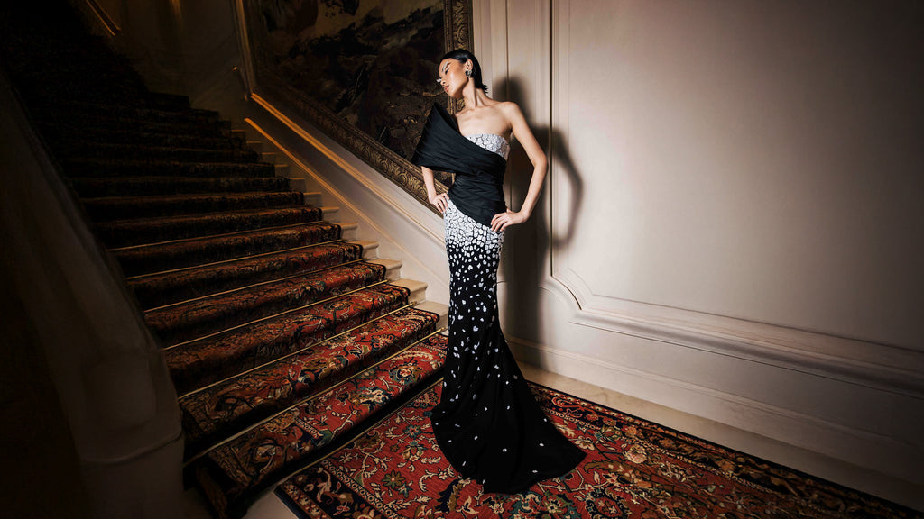 sachin and babi light blue dress Elie Saab main image 1