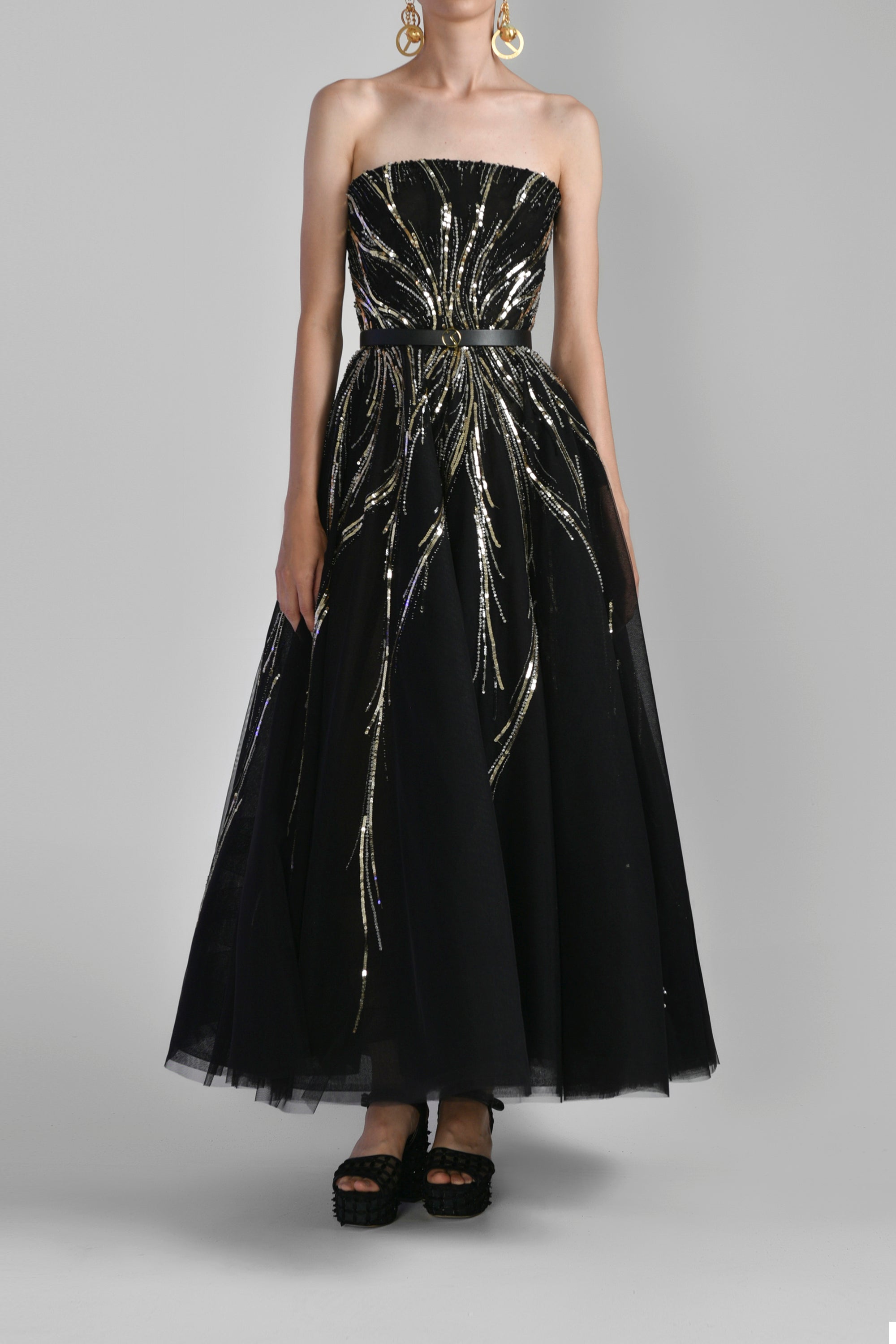 オールインワン・サロペット Saiid Kobeisy Black Lace Dress RTWSS25-35F_2048x.jpg?v=1745400774