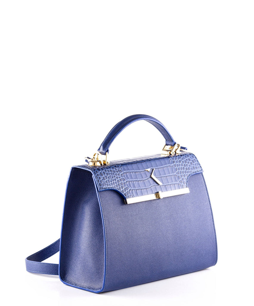 Moynat Leather Gabrielle BB Bag - Purple Handle Bags, Handbags